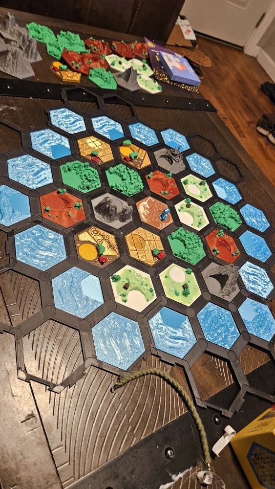 3D Settlers Of Catan Board Game