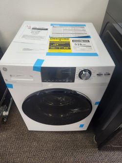 2.4 cu. ft. Compact White 120-Volt Ventless Electric All-in-One Washer Drver Combo