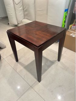 Wood End Table