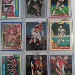 Joe Montana Jerry Rice Steve Young Cards