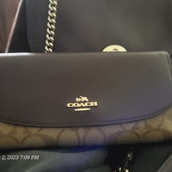 Coach crossbody purse and wallet