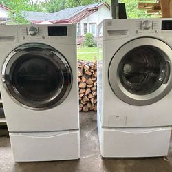 Kenmore Washer And Dryer With Pedestals 