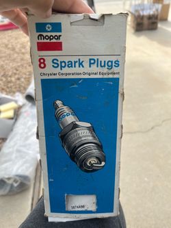 Spark plugs for a 1967 to 1976 Chrysler, Dodge
