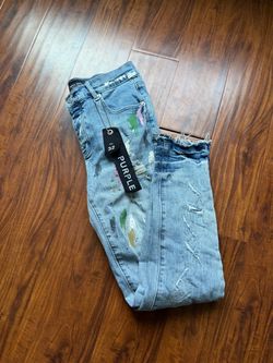 Purple jeans