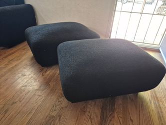 2 FREE Ottomans Black