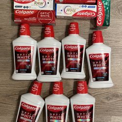 Colgate Toothpaste/mouthwash 15packs For $35