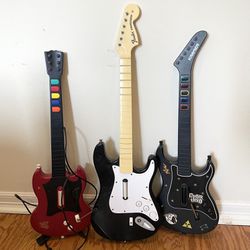 Guitar Hero Guitars / Kramer / Fender Stratocaster / Playstation / PS2