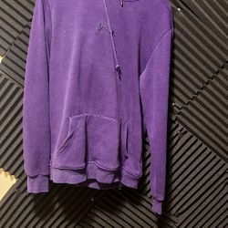 KIN APPAREL PURPLE REIGN🫅🏾--THICK SATIN LJNED HOODIE, Small Men's