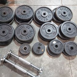 Weights And Dumbbells 200lb, $160