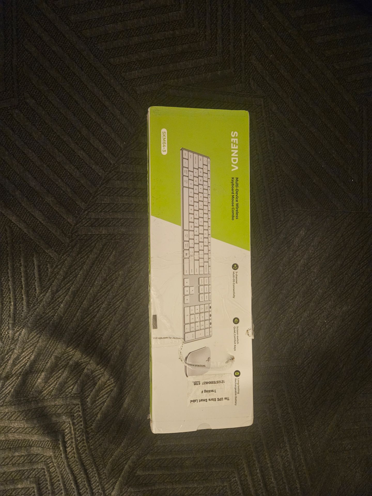 Wireless keyboard and wireless mouse
