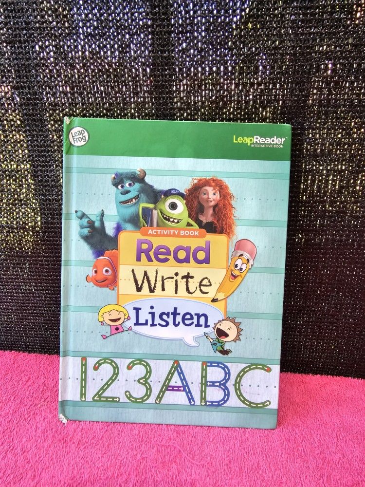 Leapfrog Leapreader Tag Activity Book Read Write Listen Learning book