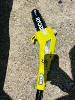 Ryobi ONE+ 18V Cordless Pole Saw 8 in. It comes with battery and charger, everything is like new