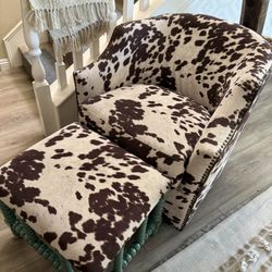 Swivel Chair And Ottoman