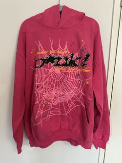 Spider Pink P*nk hoodie Size XL Young Thug