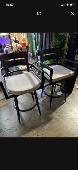 Brand New Set of 2 Outdoor Barstools