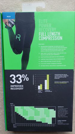 2XU Men's Power Recovery Compression Tights for Sale in GLMN HOT