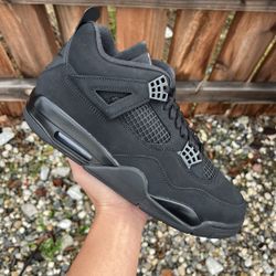 Jordan 4 Black Cat (Size 6Y, 6.5Y, 9.5, 10, 10.5, 11, 12)