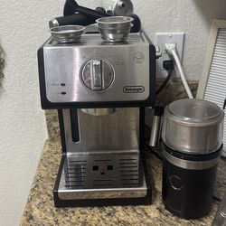 Espresso machine + grinder