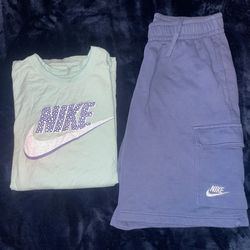 Men Nike Set, Small- mint green/lavender