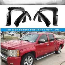 2007 To 2013 Chevy Silverado Fender Flares