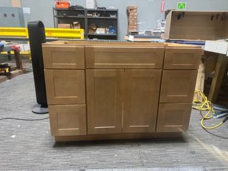 48 inch vanity  Oak color