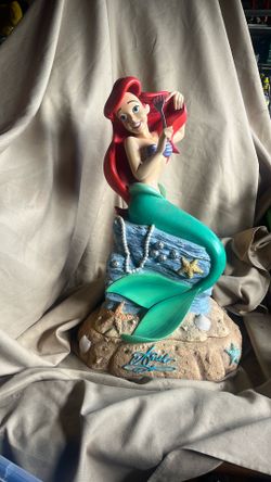 Large Big 22" Vintage Disney The Little Mermaid Princess Ariel Figure Statue (Read Description)!!!