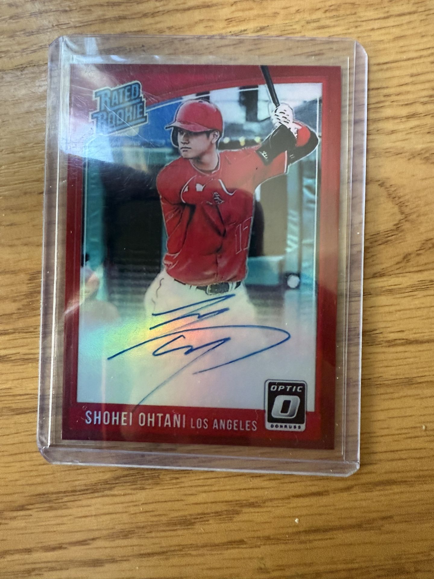 Shohei Ohtani # RRS-SO Red Rookie Auto 14/17