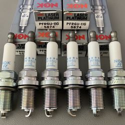 5874 PFR6U-11G NGK | Laser Platinum Spark Plugs 6pk
