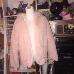Fluffy Sherpa Sweater Jacket