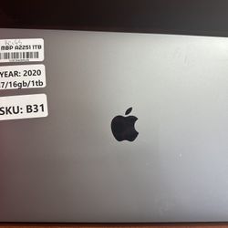 On Sale MacBook Pro I7/16GB/1TB