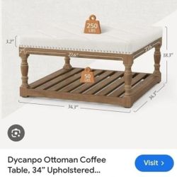 OTTOMAN RETRO COFFEE TABLE