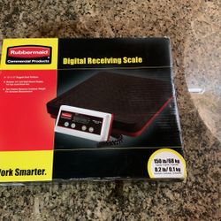 Rubbermaid Commercial Products Digital Scale, 150 lb. , Black