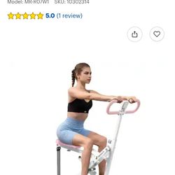MERACH
MERACH - Squat Assist Trainer Foldable Squat Rider Machine for Glutes and Quads with 3 Tension Bands - White