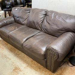 Leather Couch 