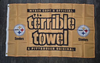NFL Pittsburgh Steelers terrible towel 3x5 flag