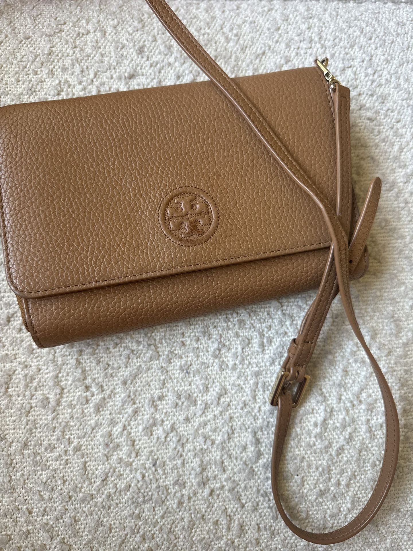 Tory Burch Leather Crossbody Bag + Wallet