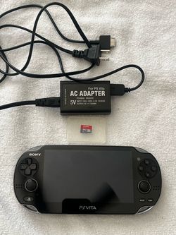 Sony PS Vita with AC Adapter and 32GB SD Card