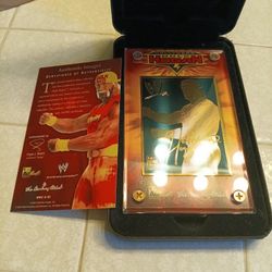 Hulk Hogan Gold Dansbury Mint Card with Certificate of Authenticity 