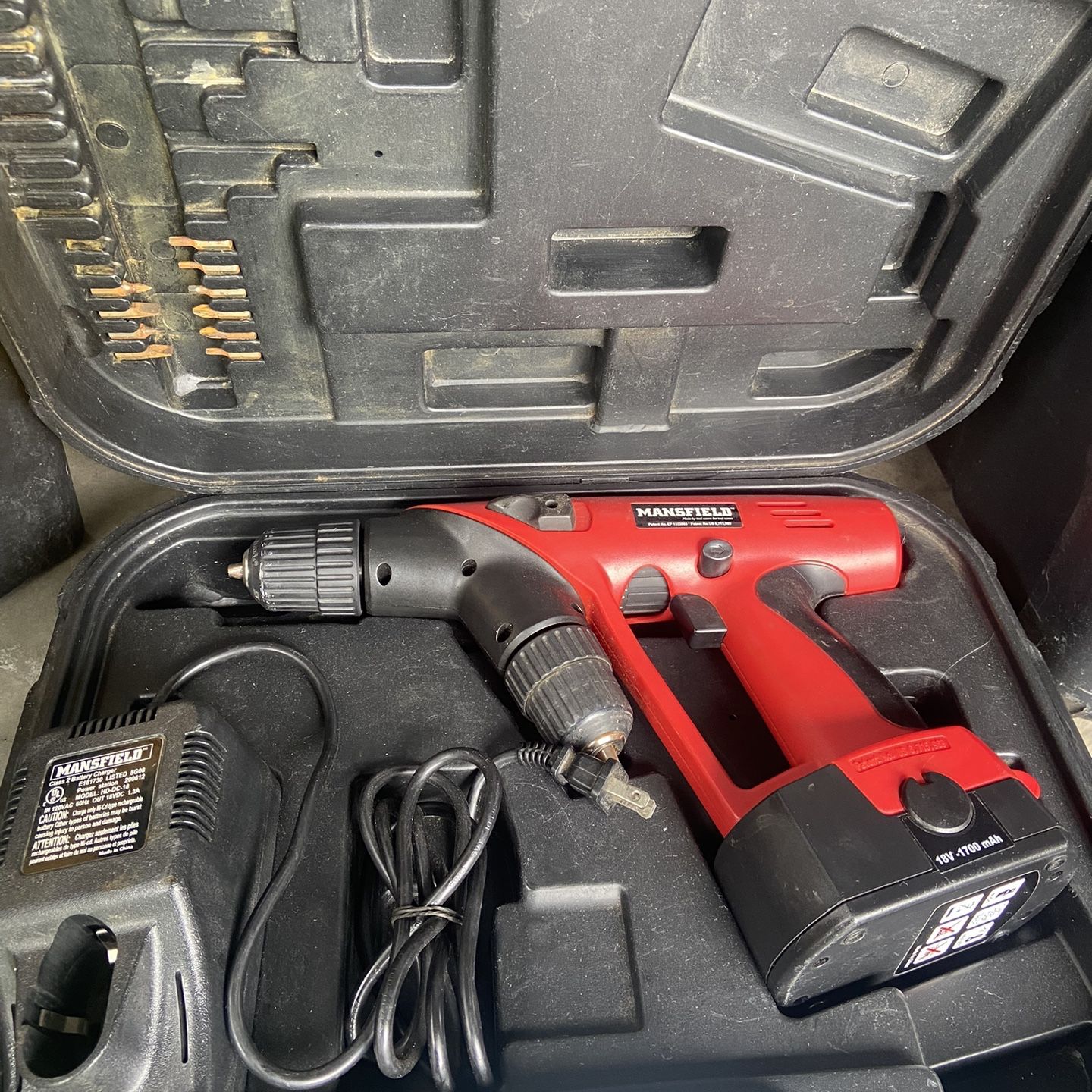 Mansfield 18v 1700mah sale