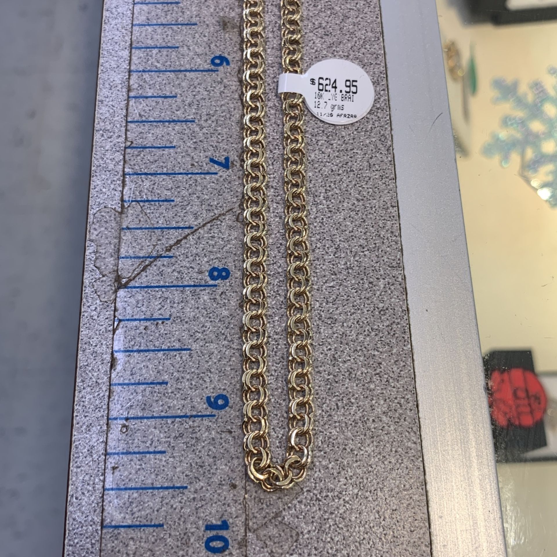 10k Tejido Chino Necklace