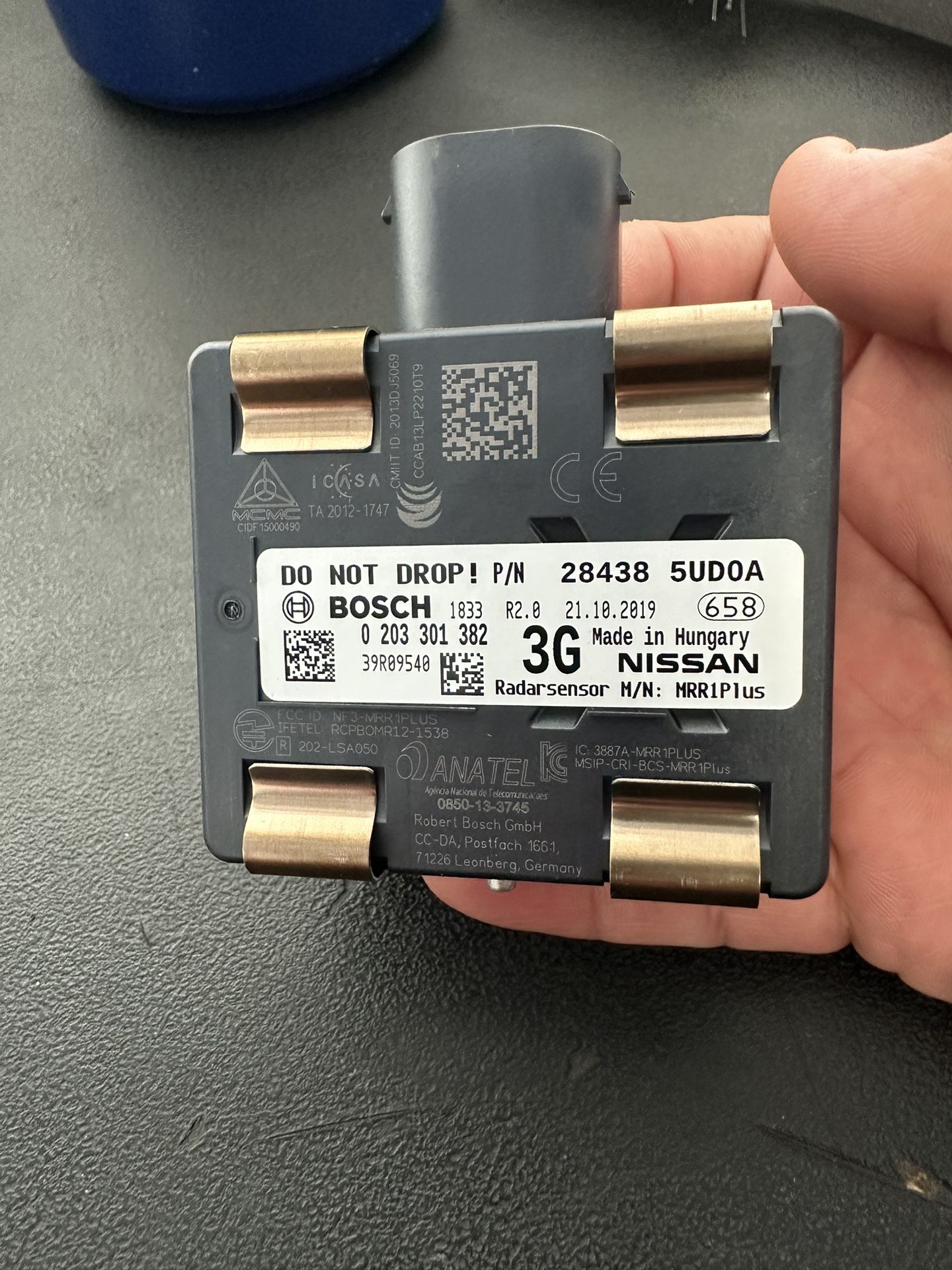 2019 Nissan Sentra Radar/distance Sensor