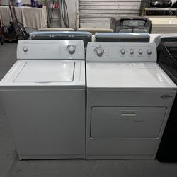 Whirlpool Top Load Washer and Dryer Set
