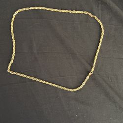 10k Gold Rope Chain 