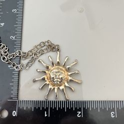 Vintage Sunshine Necklace Jewelry - See Pix For Size - I Don’t Know The Material It’s Made Of