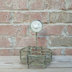 Metal Wire Egg Holder Stand