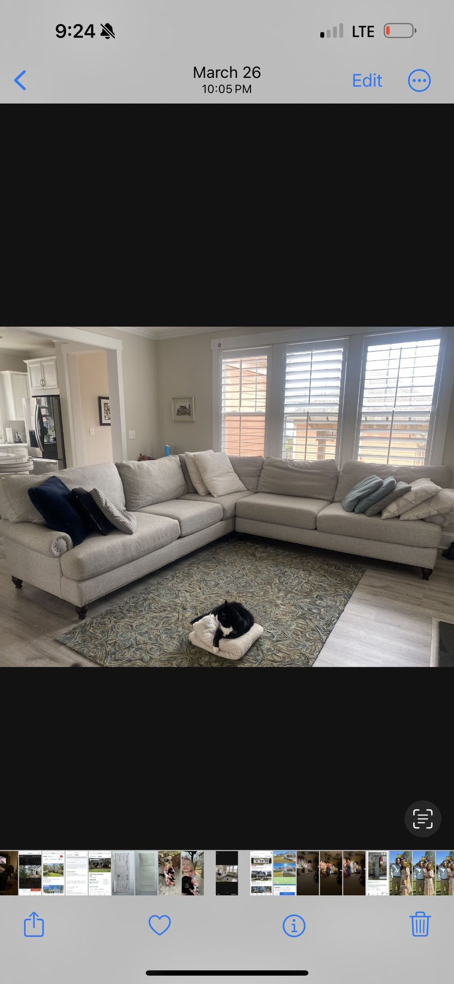 Beautiful Bassett Sectional