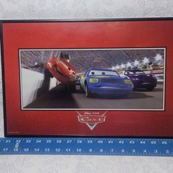 Cars Disney Pixar Frames Picture Poster 14"x11" Lightning McQueen Floyd Cornfuel