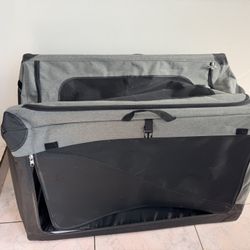 Portable Foldable Dog Crate – Includes Pad & Carrying Case