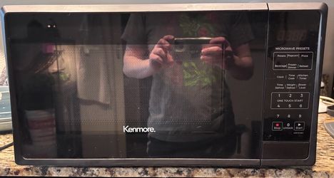 Black Kenmore Microwave