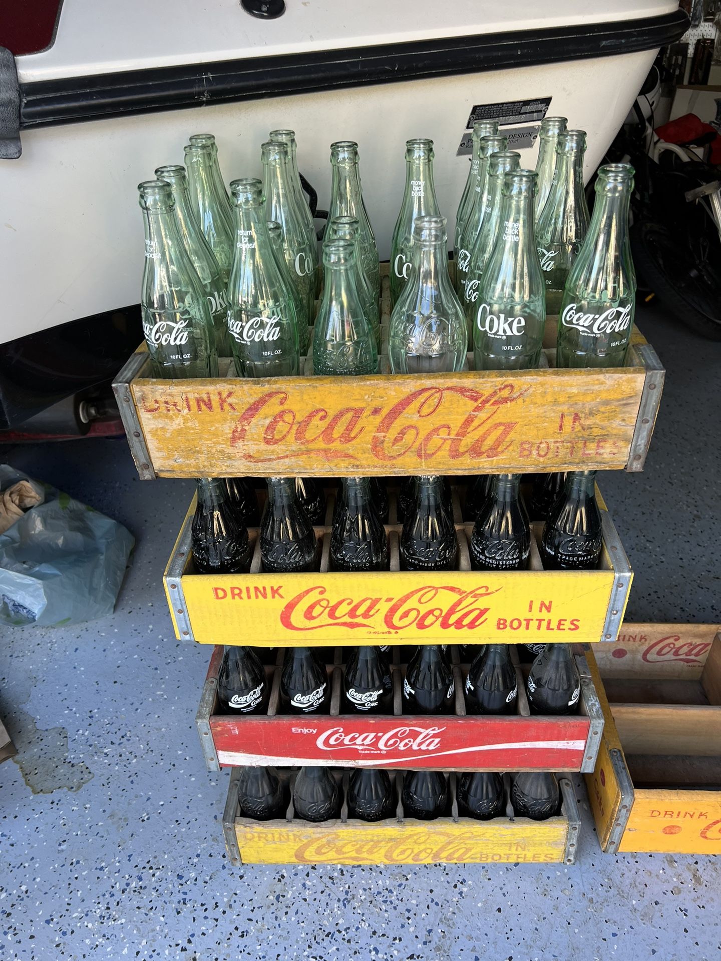 Vintage Coke Bottles
